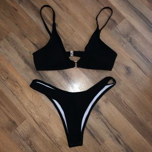 ❤️Black 2 piece bikini